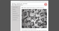 Desktop Screenshot of chungresearch.com